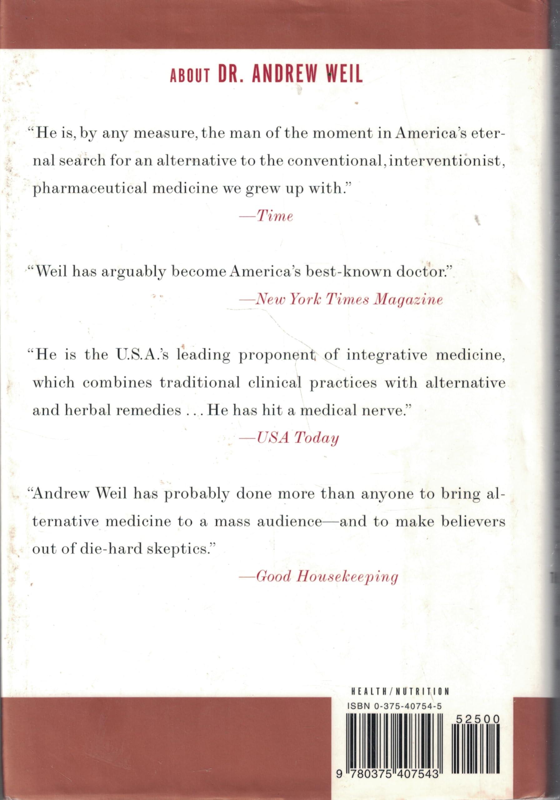 Eating Well for Optimum Health: The Essential Guide to Food, Diet, and Nutrition used book depot