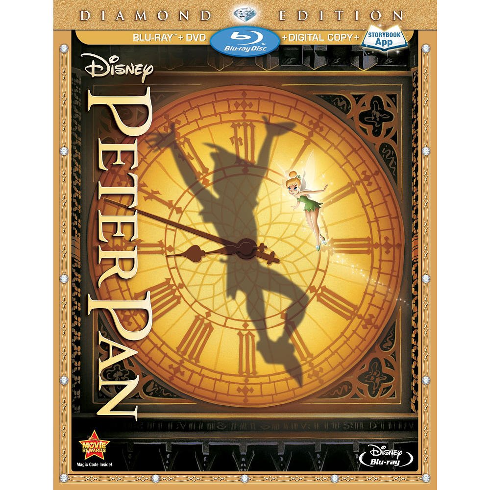 Peter Pan (Three-Disc Diamond Edition: Blu-ray/DVD + Digital Copy + Storybook App) used book depot