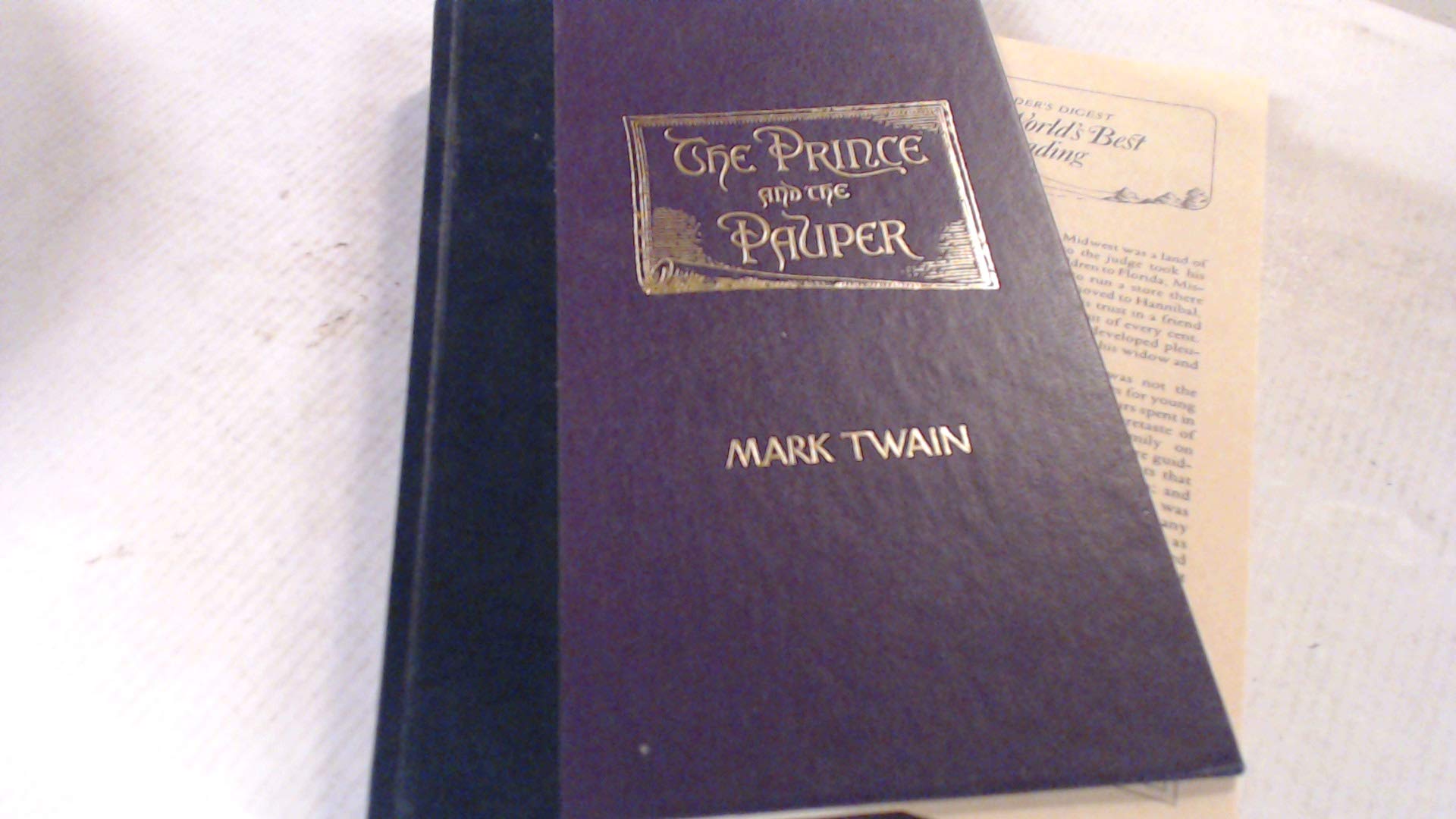 The Prince and the Pauper used book depot