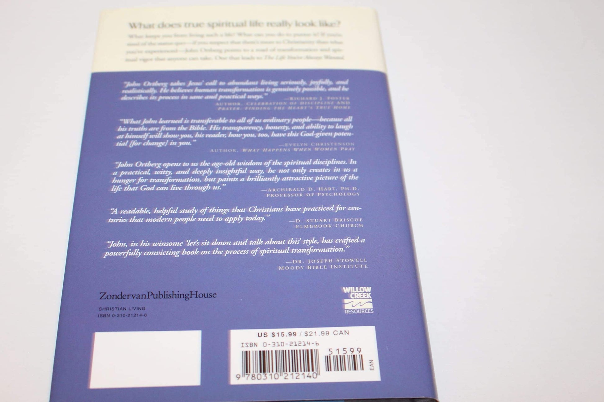 The Life You've Always Wanted: Spiritual Disciplines for Ordinary People used book depot