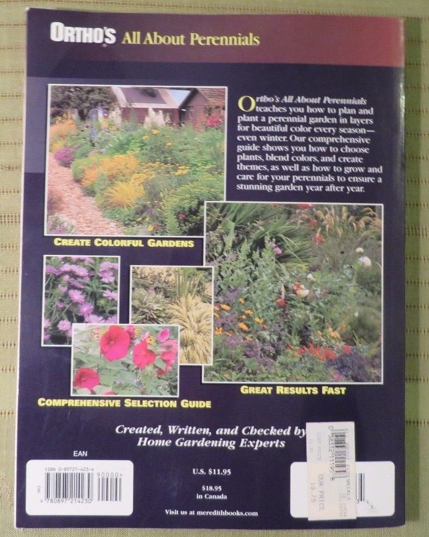 Ortho's All About Perennials (Ortho's All About Gardening) used book depot