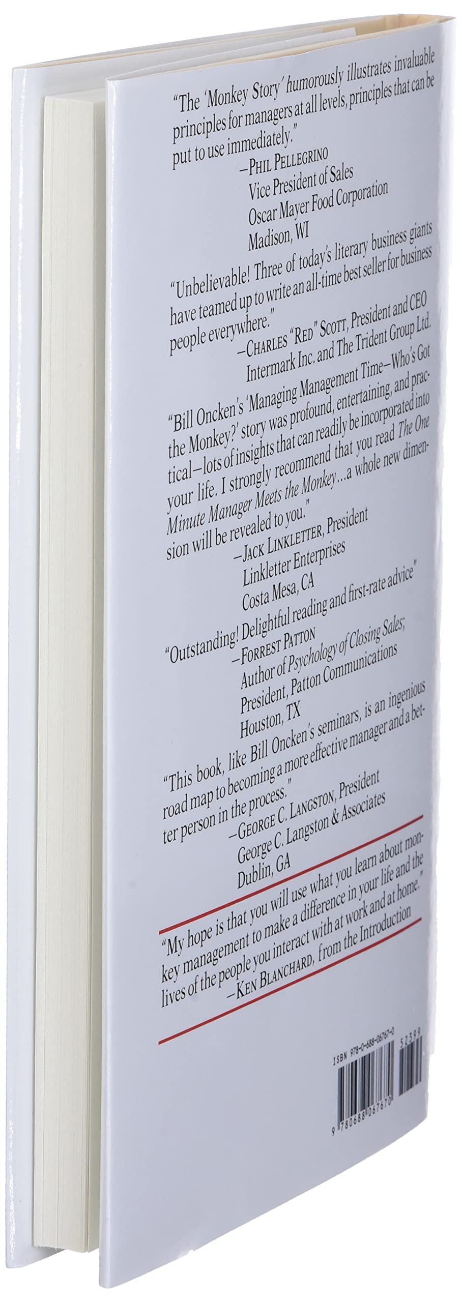The One Minute Manager Meets The Monkey used book depot