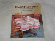 Diamond log cabin tablecloth or treeskirt (Quilt in a Day series) used book depot