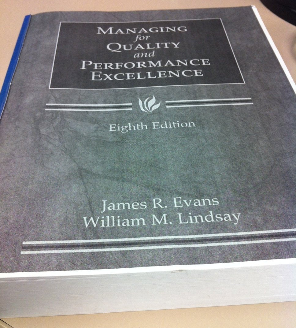 Managing for Quality and Performance Excellence used book depot