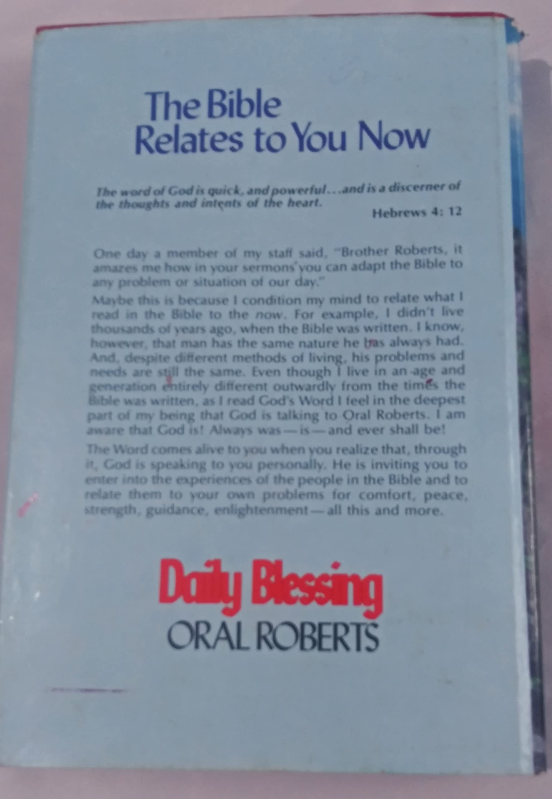 Daily blessing: A guide to seed-faith living used book depot