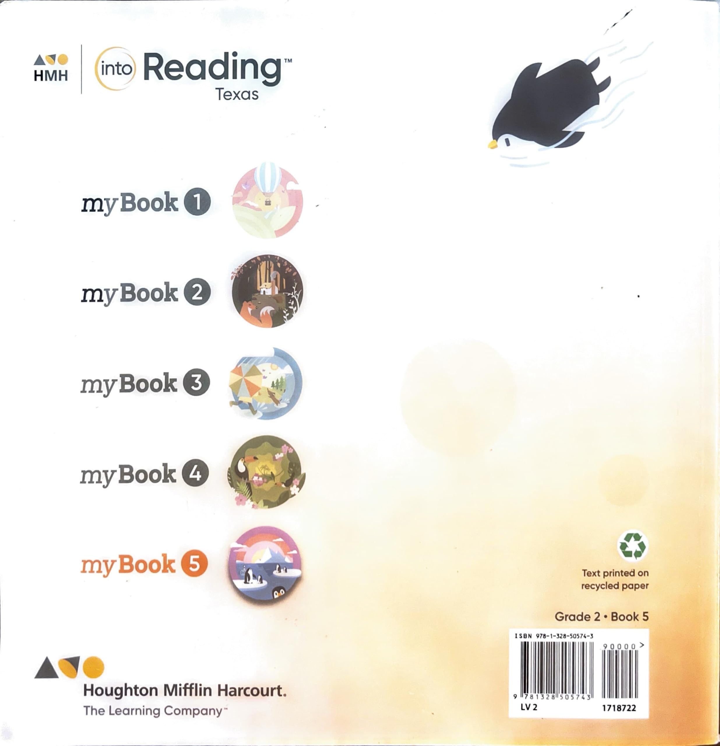 HMH into Reading , Texas Edition , My Book 5 , Grade 2.