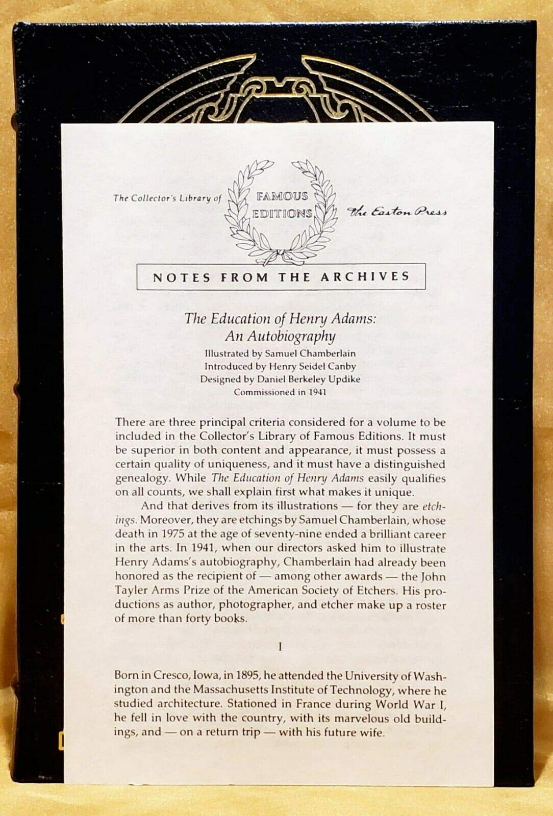 The Education of Henry Adams, An Autobiography