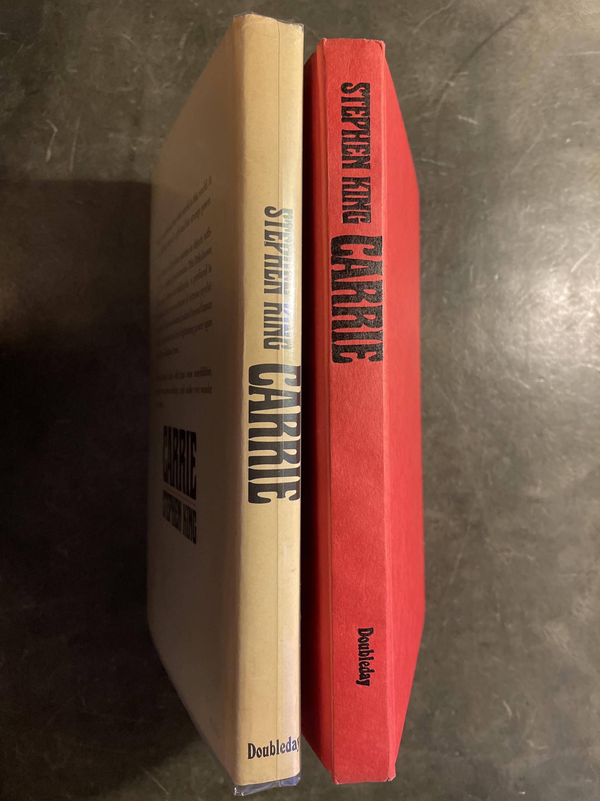 Rare Carrie by Stephen King (1974) Original Hardcover Book Club Edition used book depot