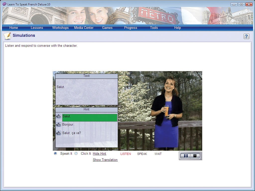 Learn to Speak French Deluxe 10