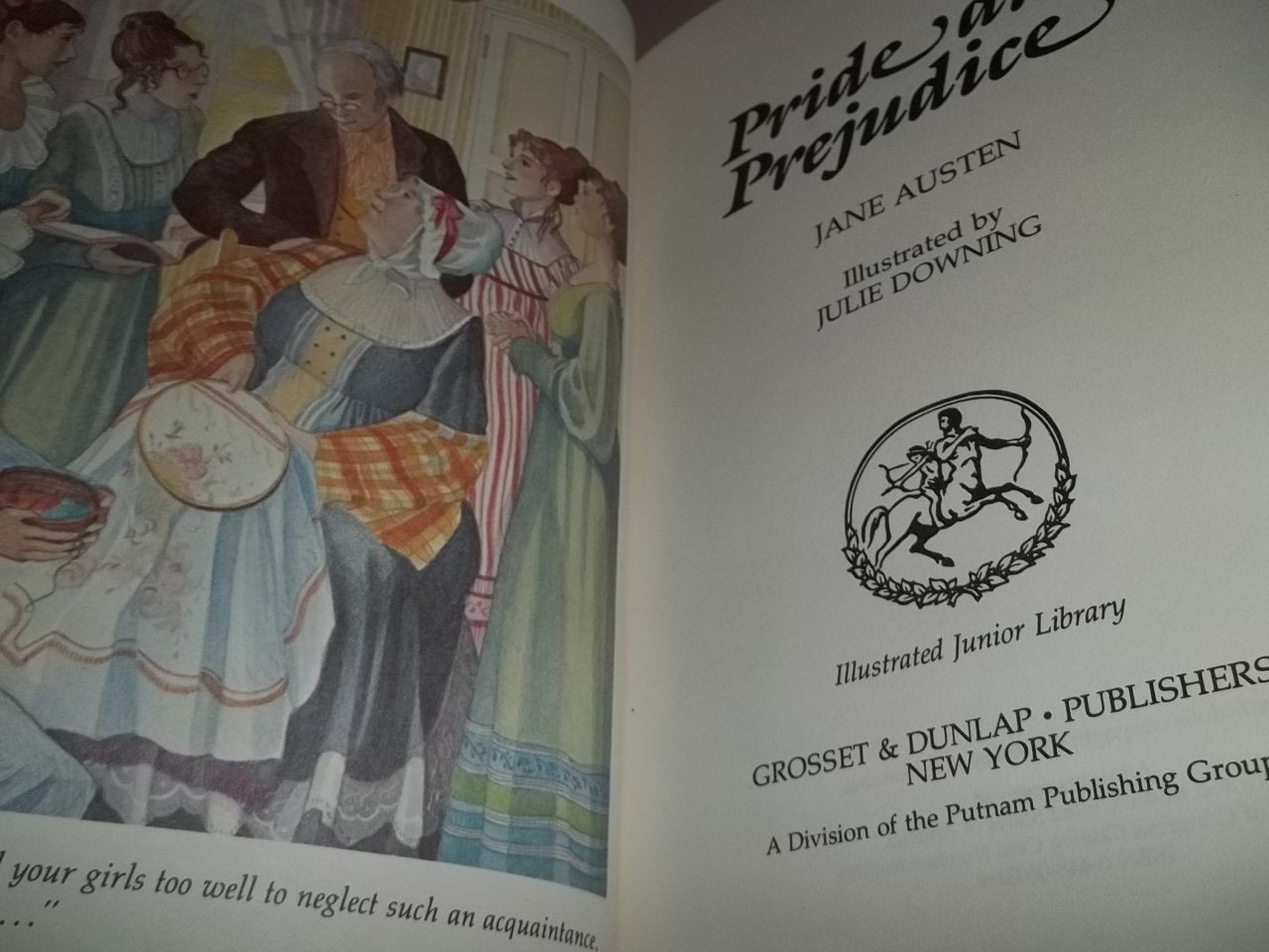 Pride And Prejudice (Illustrated Junior Library) used book depot