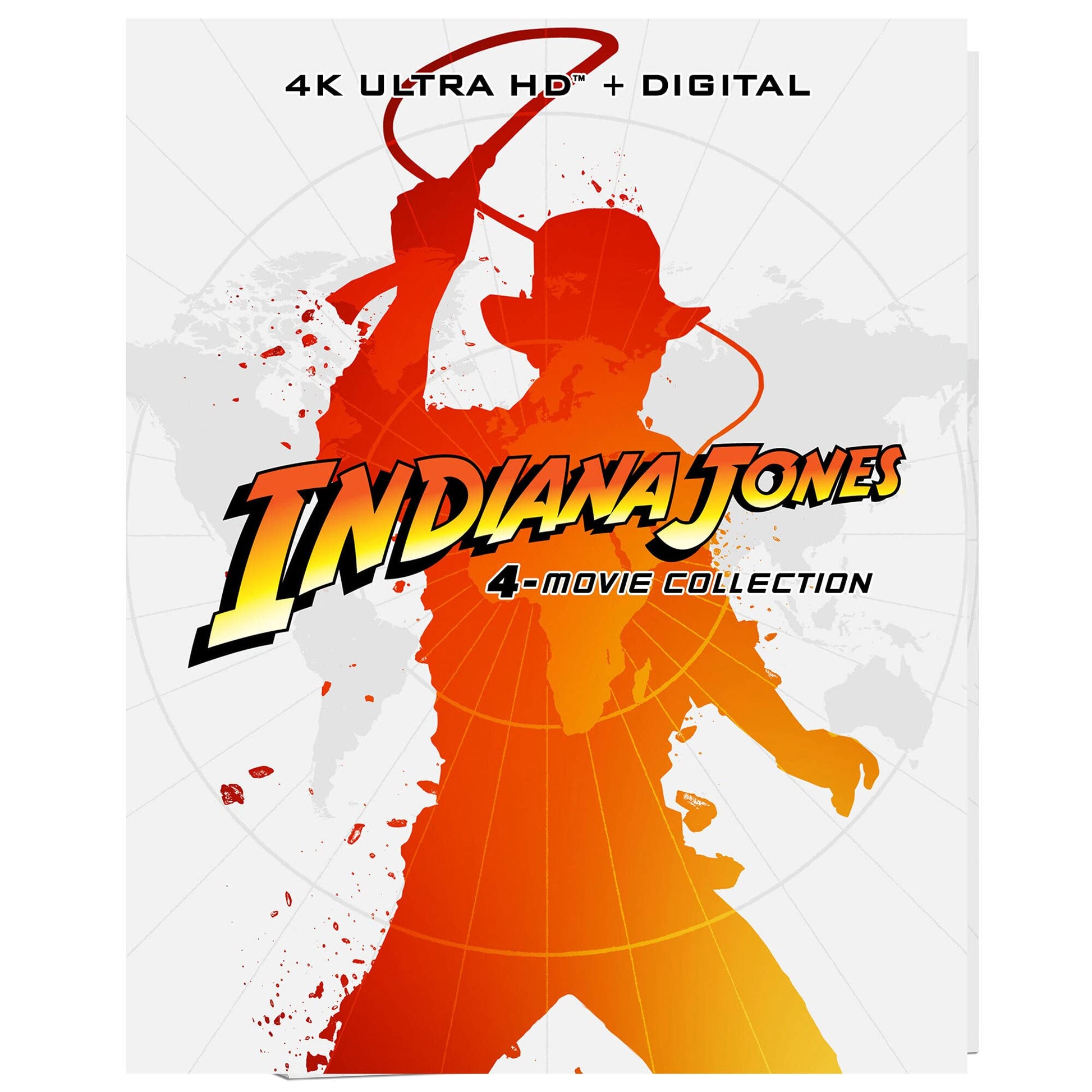 Indiana Jones 4-Movie Collection Limited Edition Steelbook [4K UHD + Digital Copy] used book depot