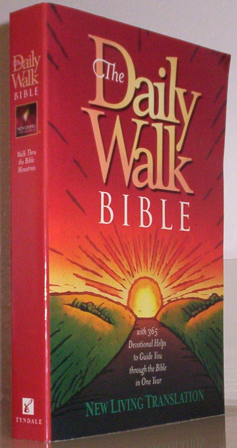 The Daily Walk Bible (New Living Translation) used book depot