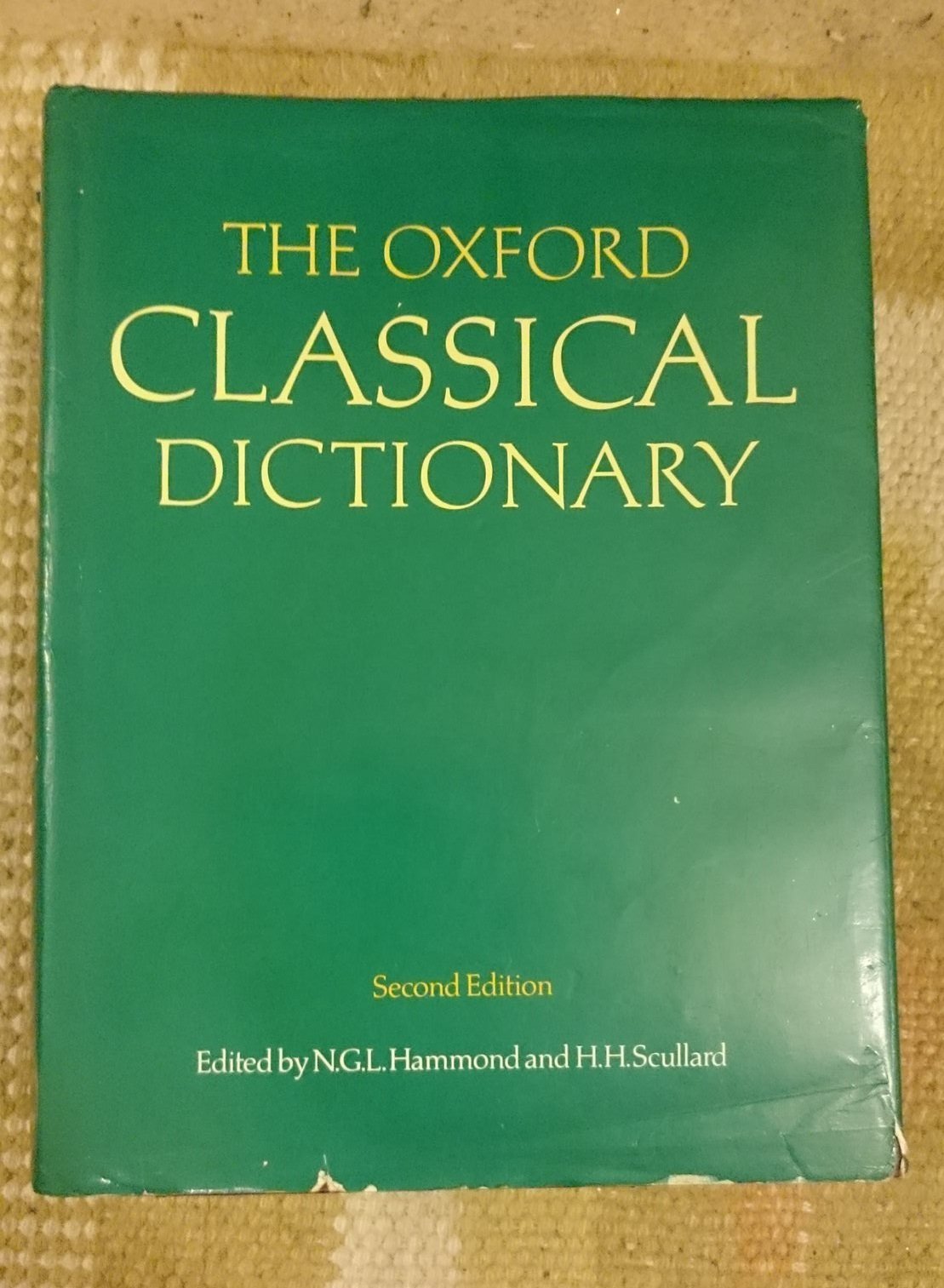 The Oxford Classical Dictionary, 2nd Edition used book depot
