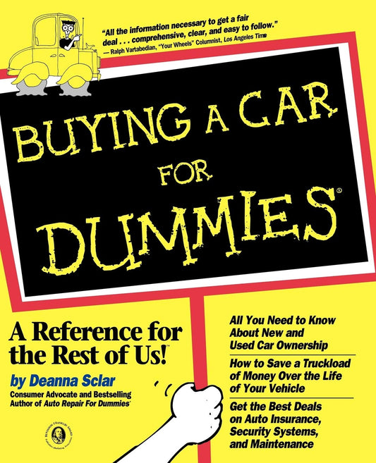 Buying A Car For Dummies Sclar, Deanna