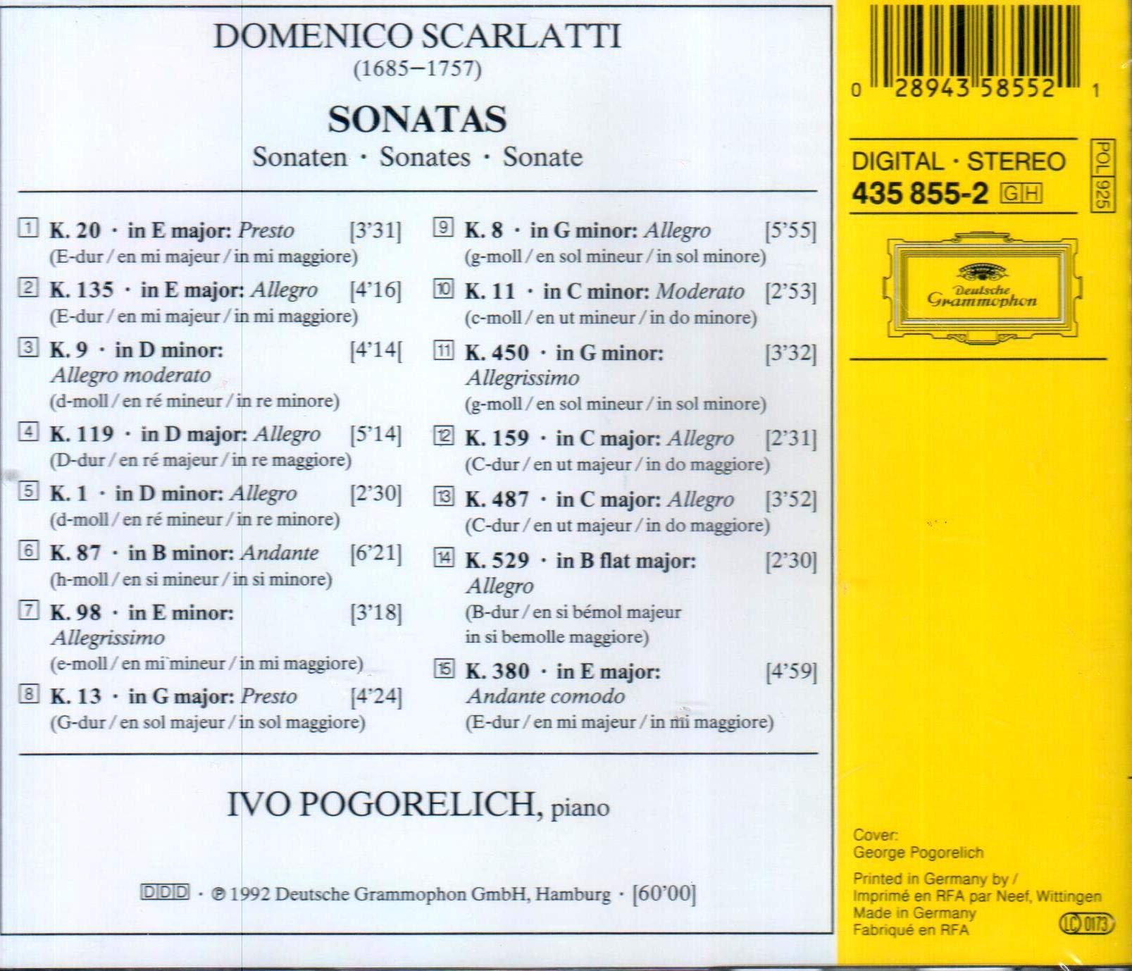 15 Sonatas used book depot