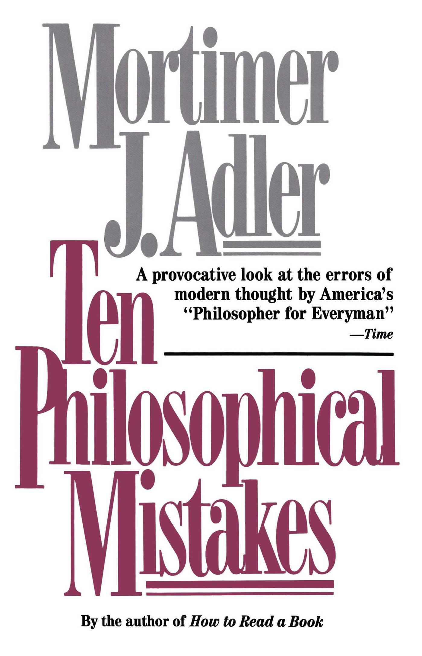 Ten Philosophical Mistakes used book depot