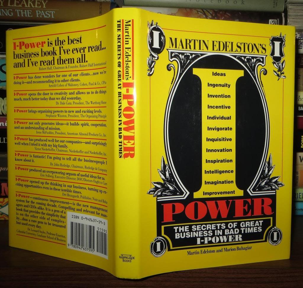 "I" Power: The Secrets of Great Business in Bad Times used book depot