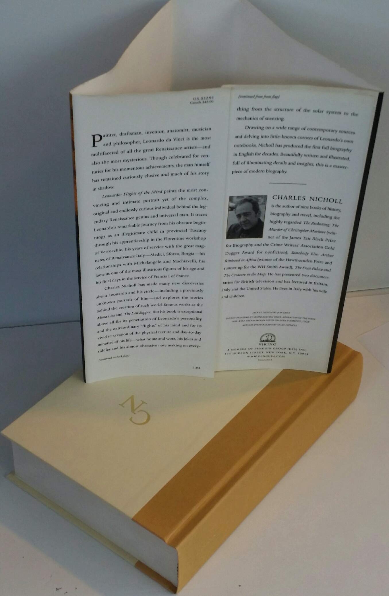 Leonardo da Vinci: Flights of the Mind: A Biography used book depot