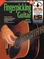 FINGERPICKING GUITAR FOR BEGINNER TO ADVANCED STUDENTS (Progressive) used book depot