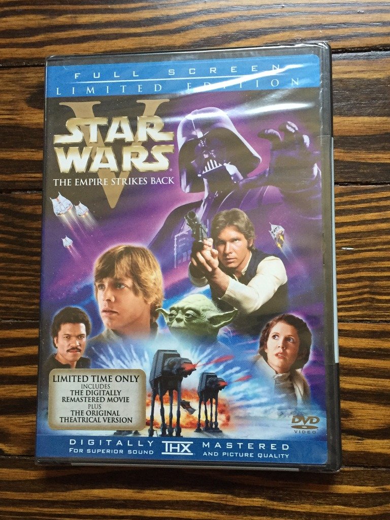 Star Wars Episode V - The Empire Strikes Back (2-discs with Full Screen enhanced and original theatrical versions) [DVD] used book depot