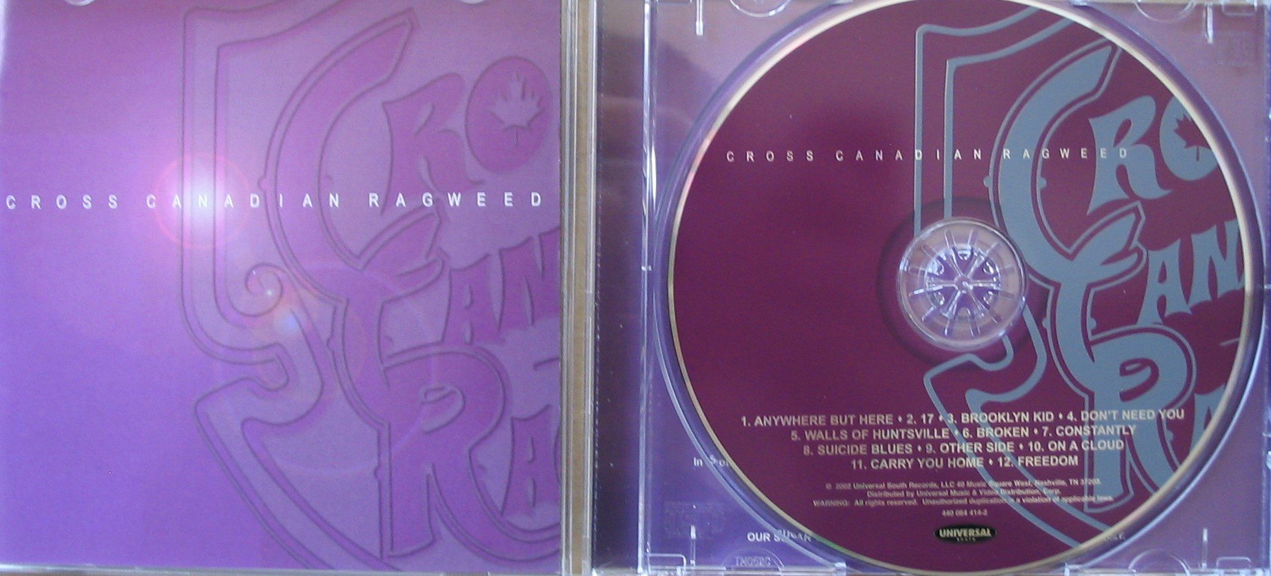 Cross Canadian Ragweed used book depot