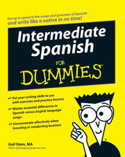 Intermediate Spanish For Dummies used book depot