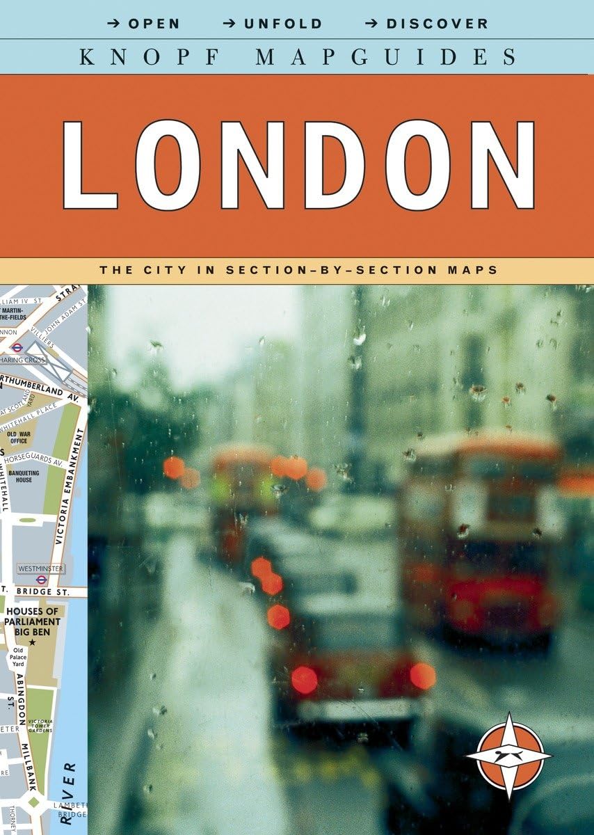 Knopf MapGuides: London: The City in Section-by-Section Maps used book depot