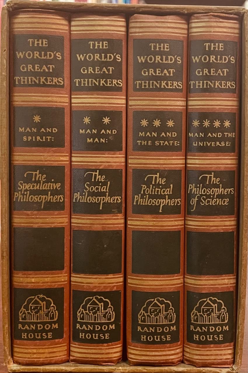 The World's Great Thinkers (4-book boxed set) used book depot