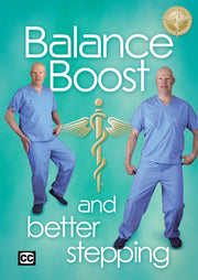 Balance Boost and Better Stepping by Healing Exercise – Balance Exercises for Seniors & Those w/ Mobility Issues + Bonus Sitting Back & Neck Stretch DVD, Gentle Stretches for Hip Thoracic Spi used book depot
