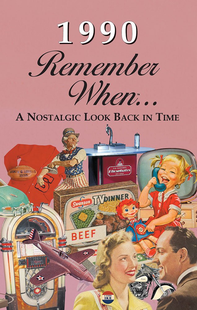 KardLet 1990 REMEMBER WHEN CELEBRATION Birthdays, Anniversaries, Reunions, Homecomings, Client & Corporate Gifts