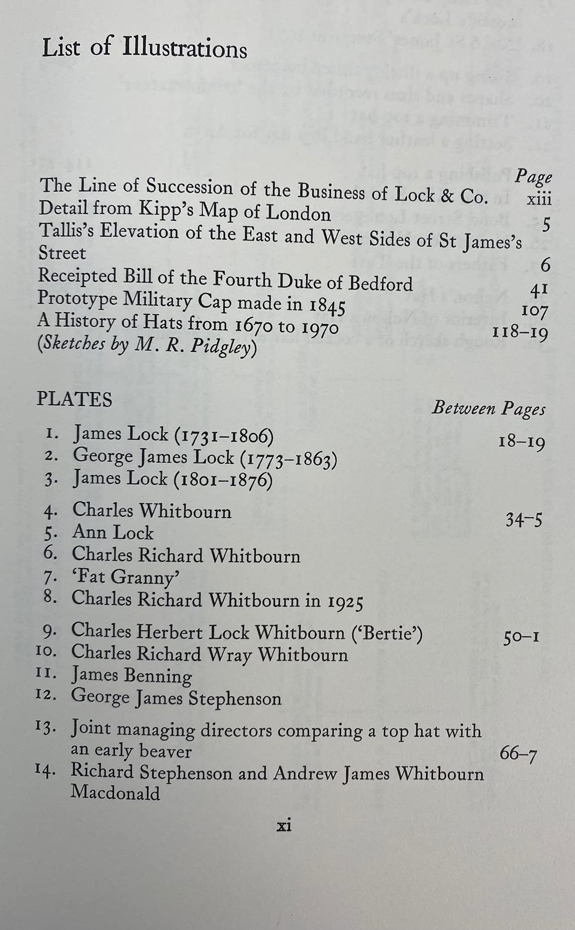 Mr. Lock of St. James's Street: His continuing life and changing times; used book depot