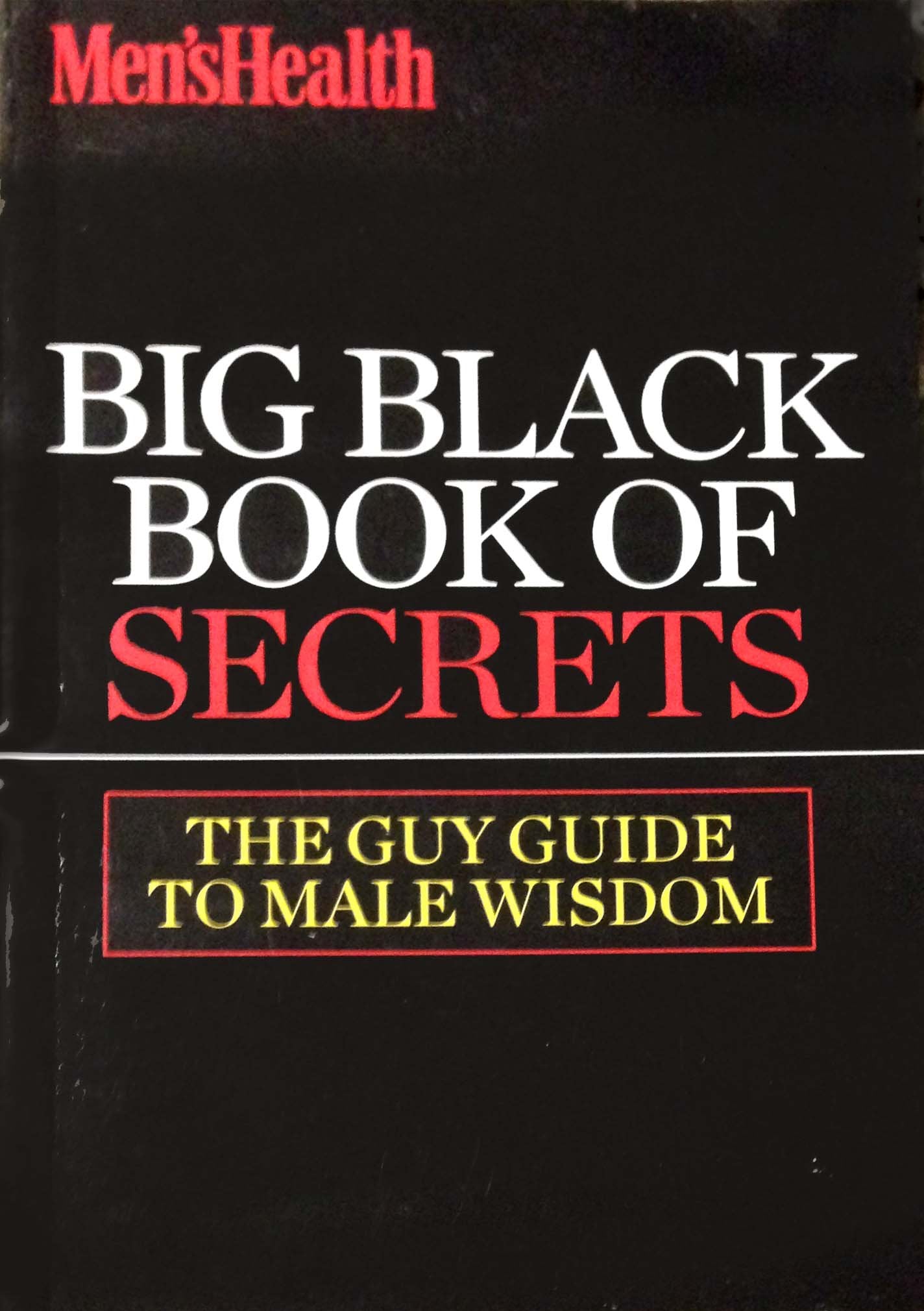 Big Black Book of Secrets the Guy Guide to Male Wisdom used book depot