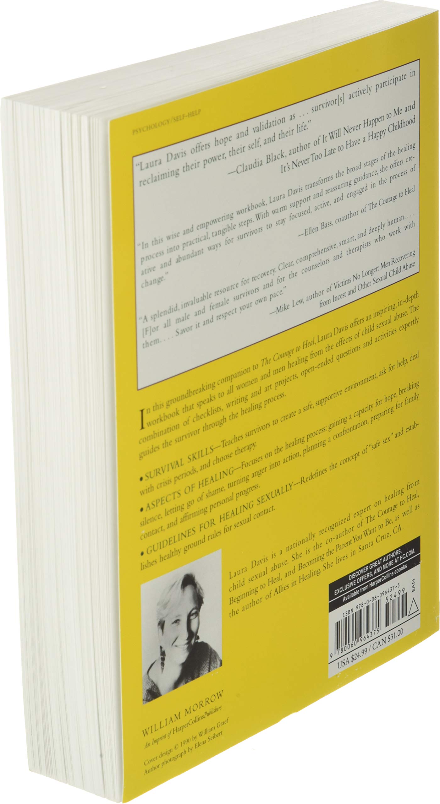 The Courage to Heal Workbook: A Guide for Women and Men Survivors of Child Sexual Abuse used book depot