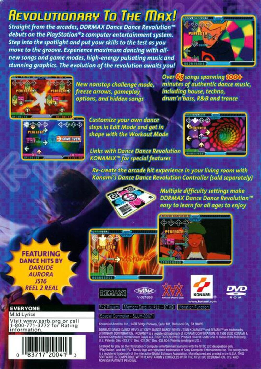 Dance Dance Revolution DDR Max - PlayStation 2 used book depot
