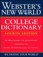 Webster's New World College Dictionary, Fourth Edition (Book with CD-ROM) used book depot