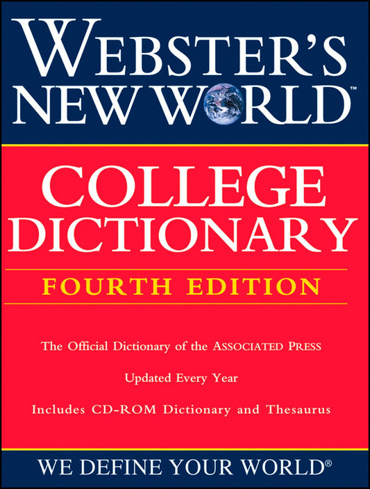 Webster's New World College Dictionary, Fourth Edition (Book with CD-ROM)