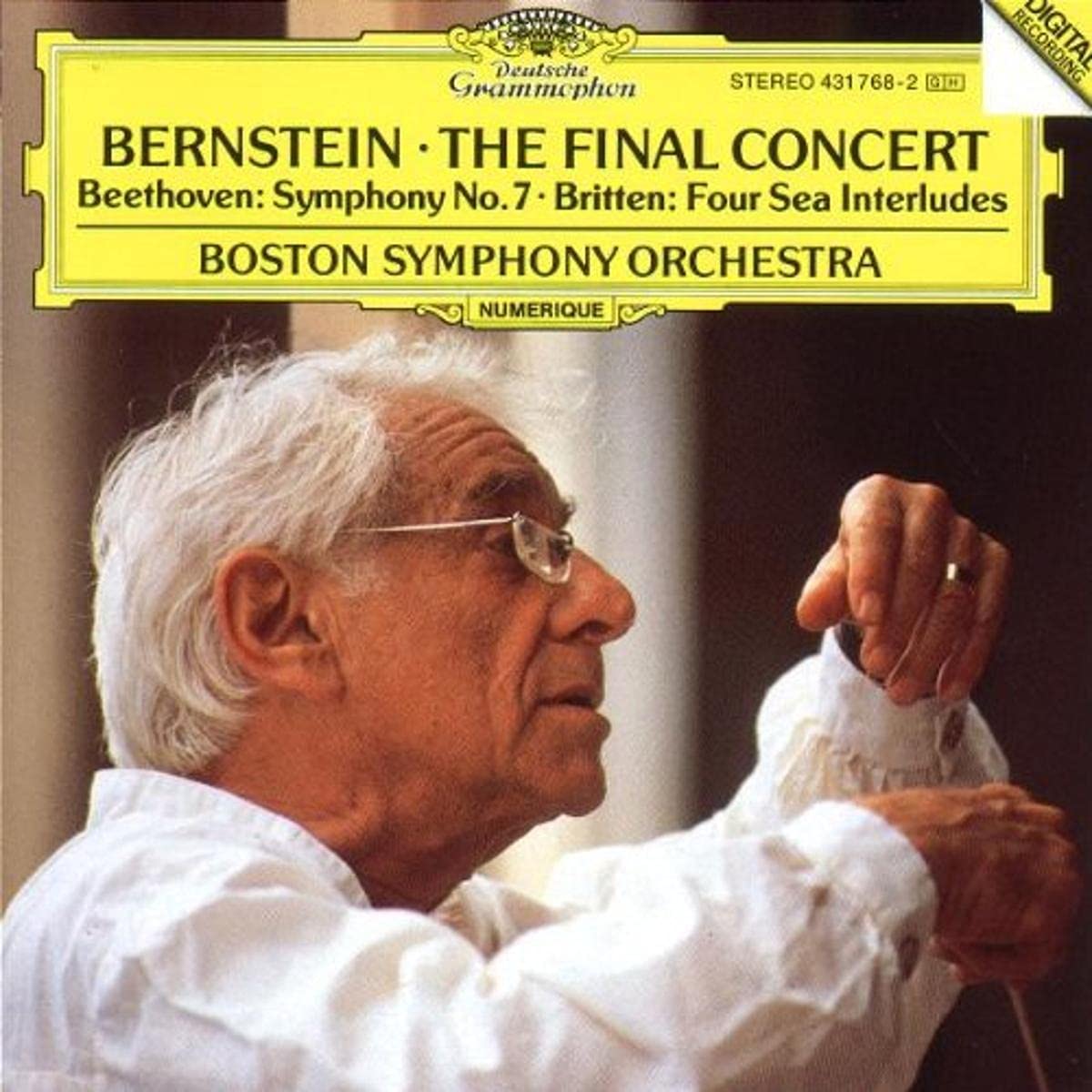 Bernstein ~ The Final Concert- Beethoven: Symphony No. 7 / Britten: Four Sea Interludes, from Peter Grimes used book depot