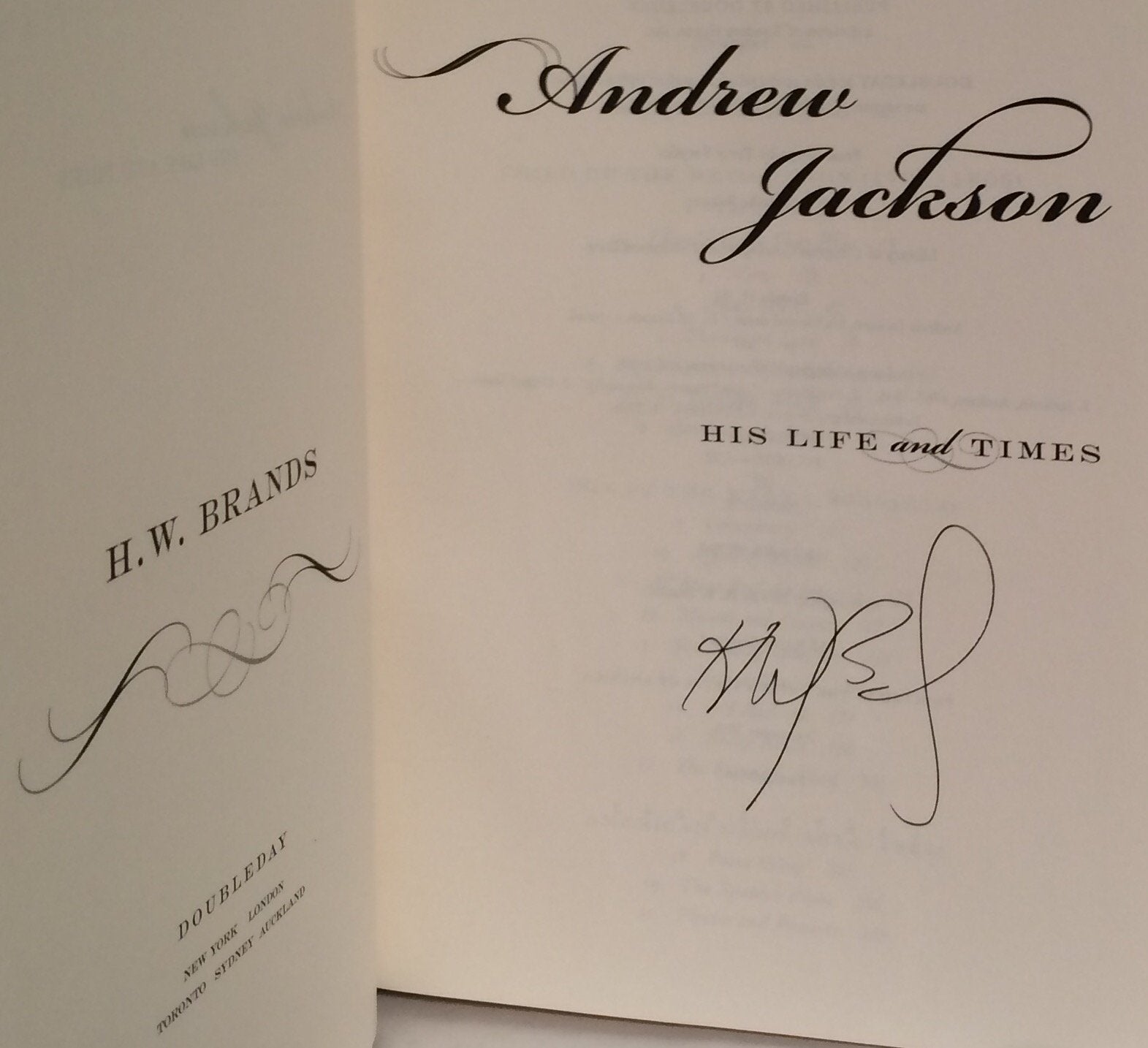 Andrew Jackson: His Life and Times used book depot