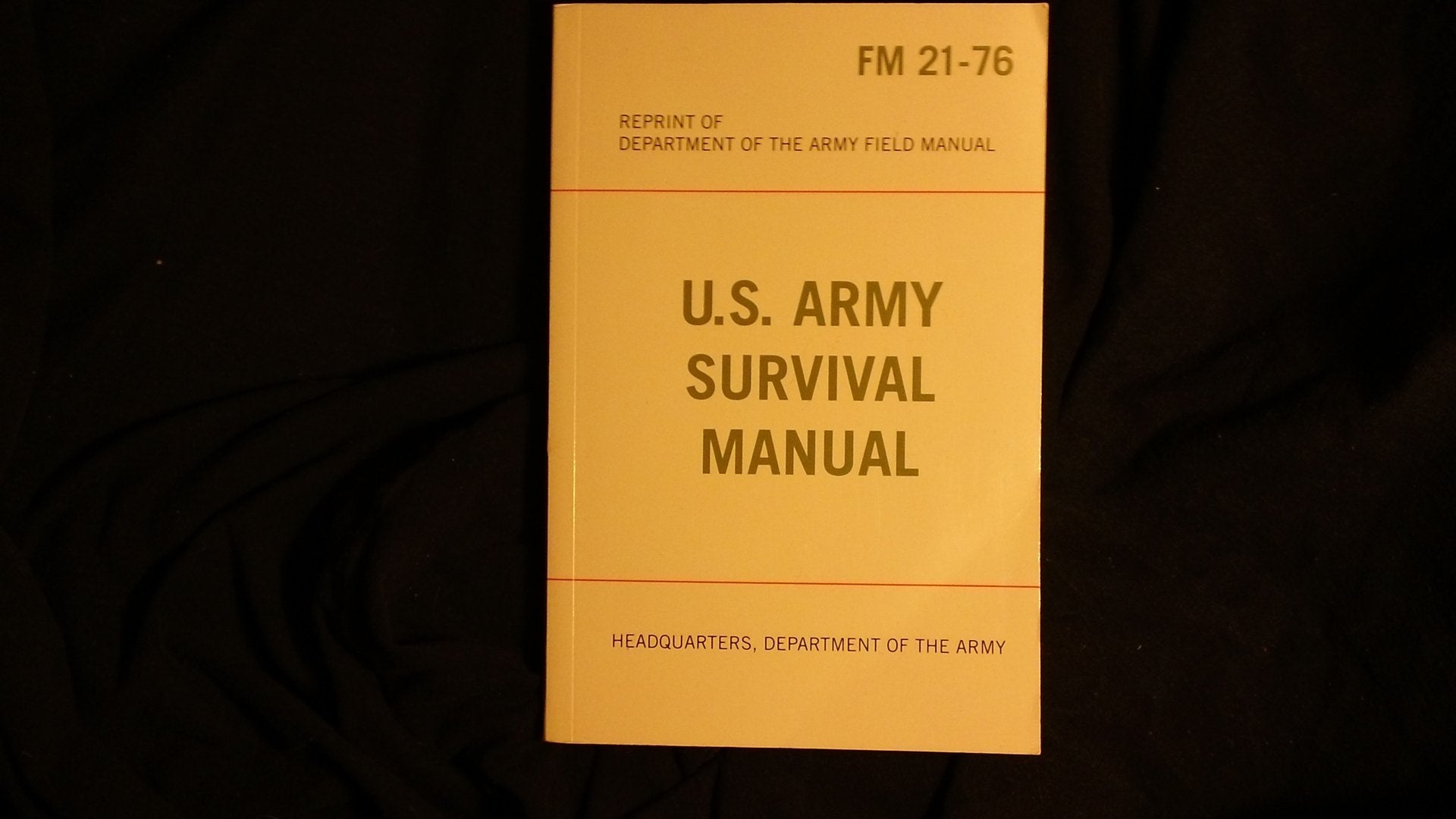 U.S. Army Survival Manual (FM 21-76) (2012-05-04) used book depot