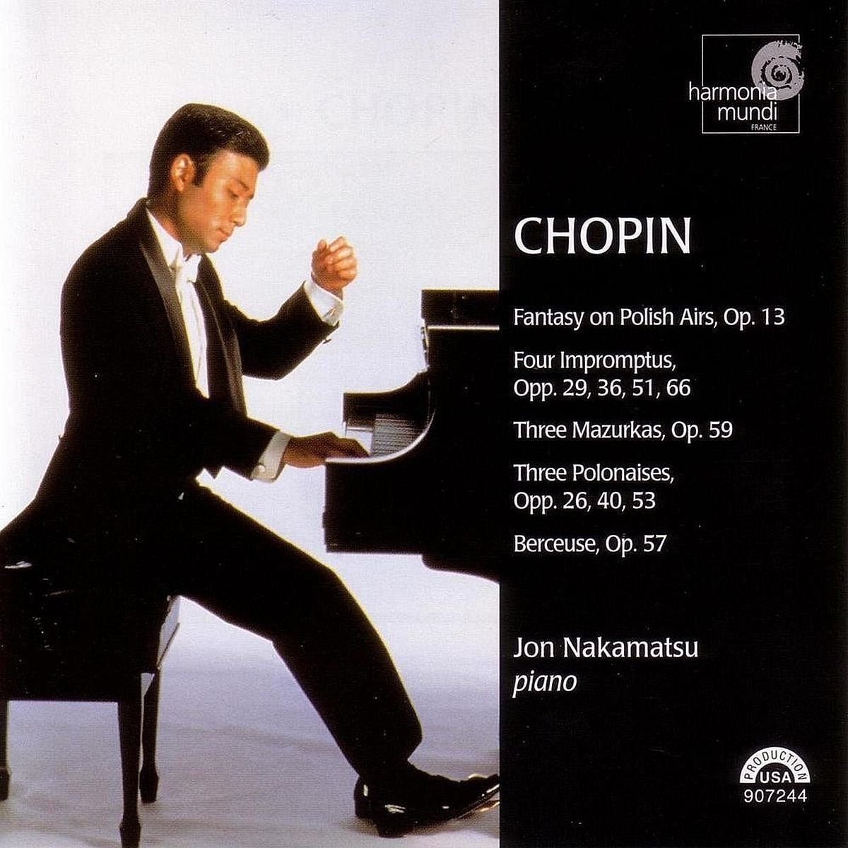 Chopin: Fantasy on Polish Airs, Op. 13 / Four Impromptus, Opp. 29, 36, 51, 66 / Three Mazurkas, Op. 59 / Three Polonaises, Opp. 26, 40, 53 / Berceuse, Op. 57 used book depot