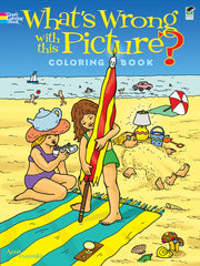What's Wrong with This Picture Coloring Book used book depot