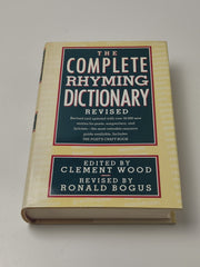 The Complete Rhyming Dictionary Revised: Including the Poet’s Craft Book used book depot