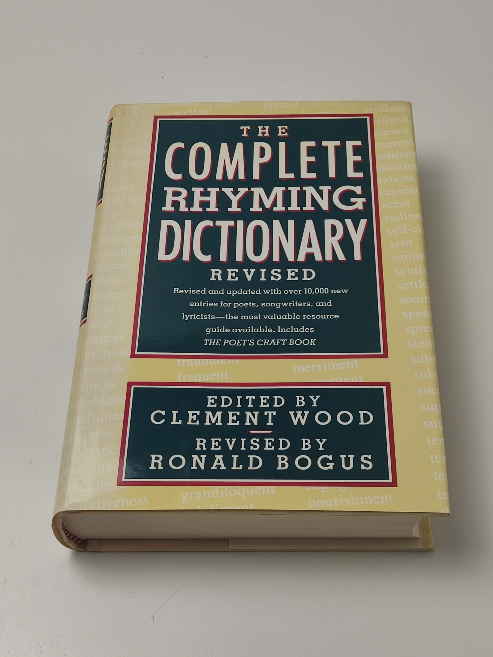 The Complete Rhyming Dictionary Revised: Including the Poet’s Craft Book used book depot