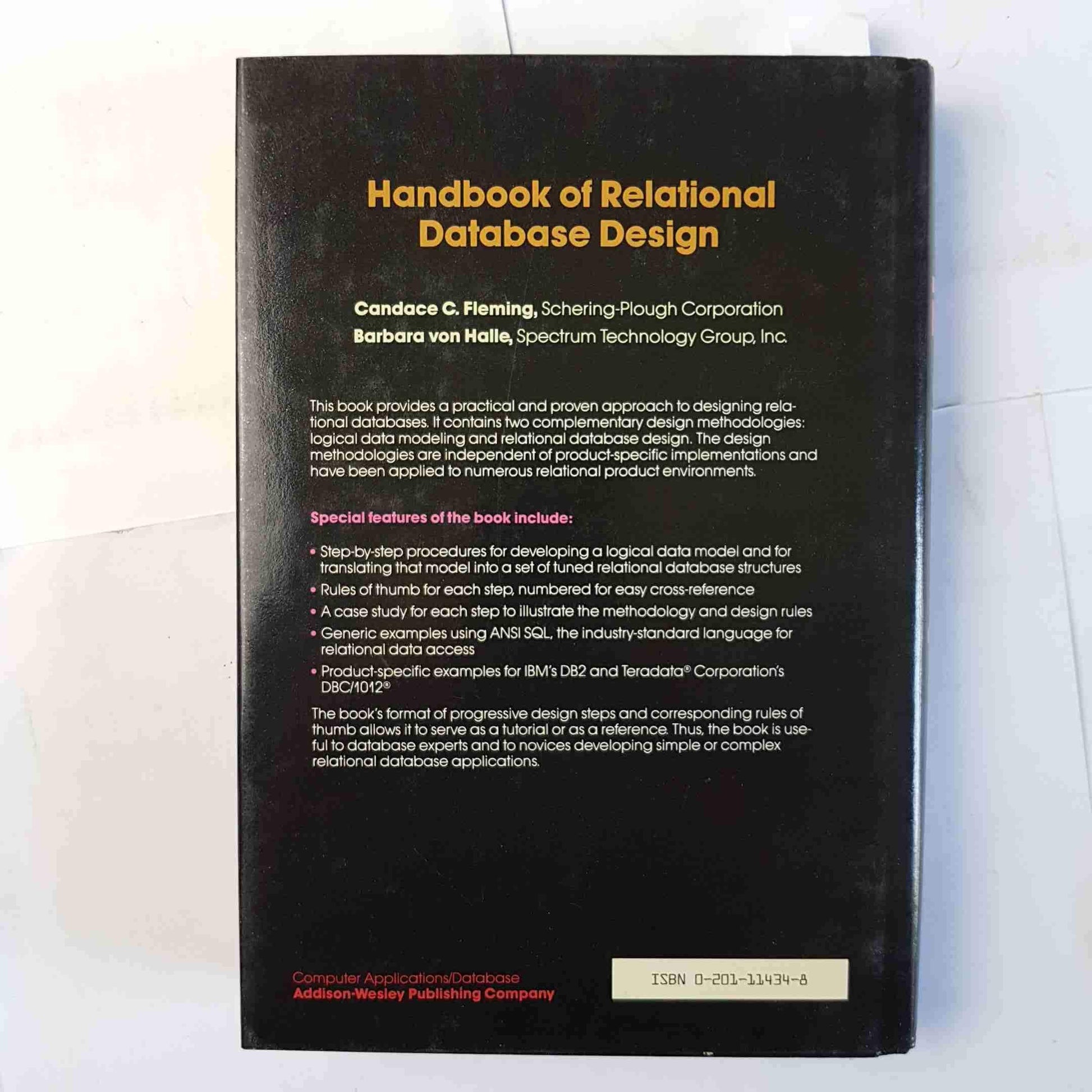 Handbook of Relational Database Design used book depot