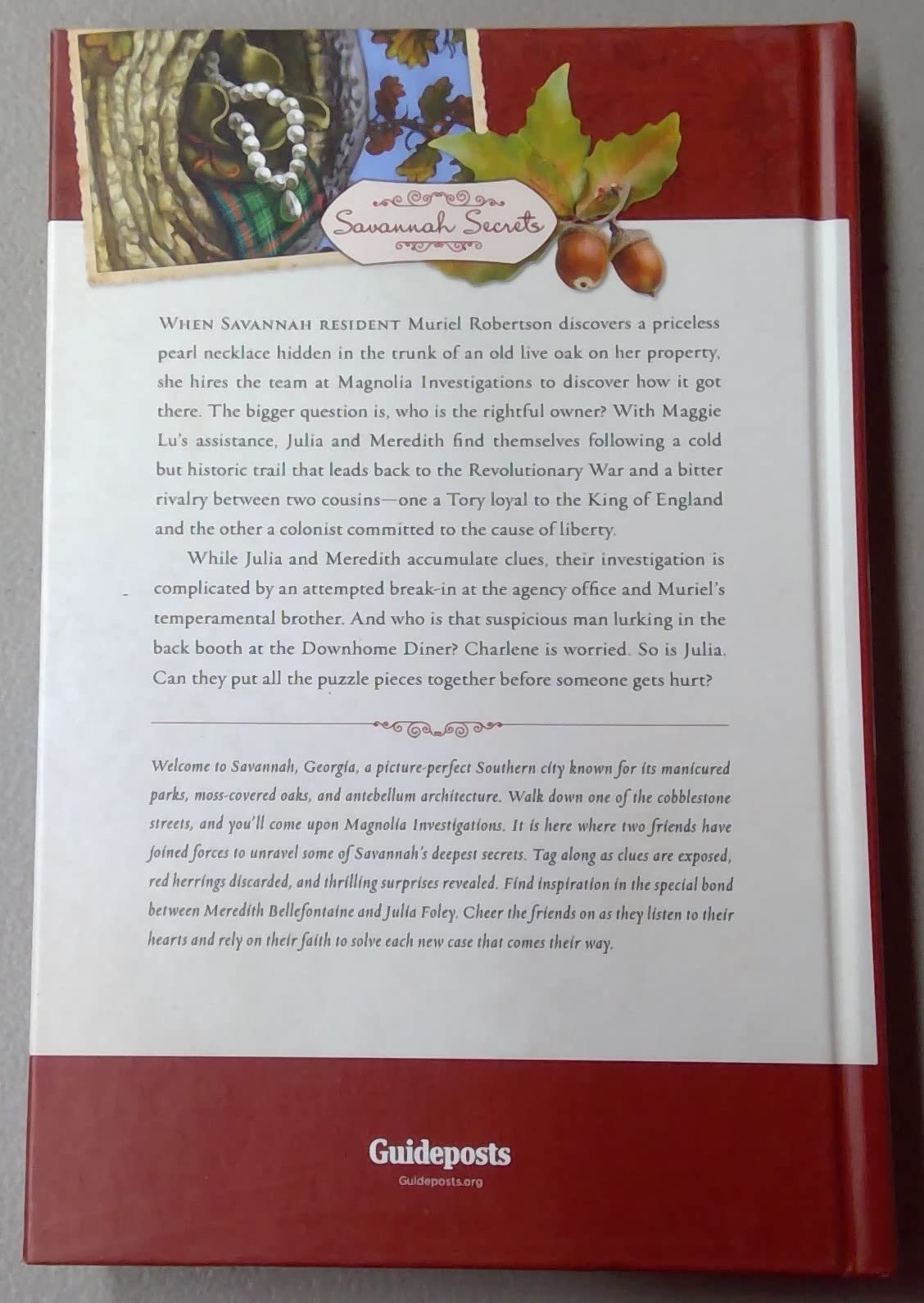 A Puzzle of Pearls - Savannah Secrets - Guideposts used book depot