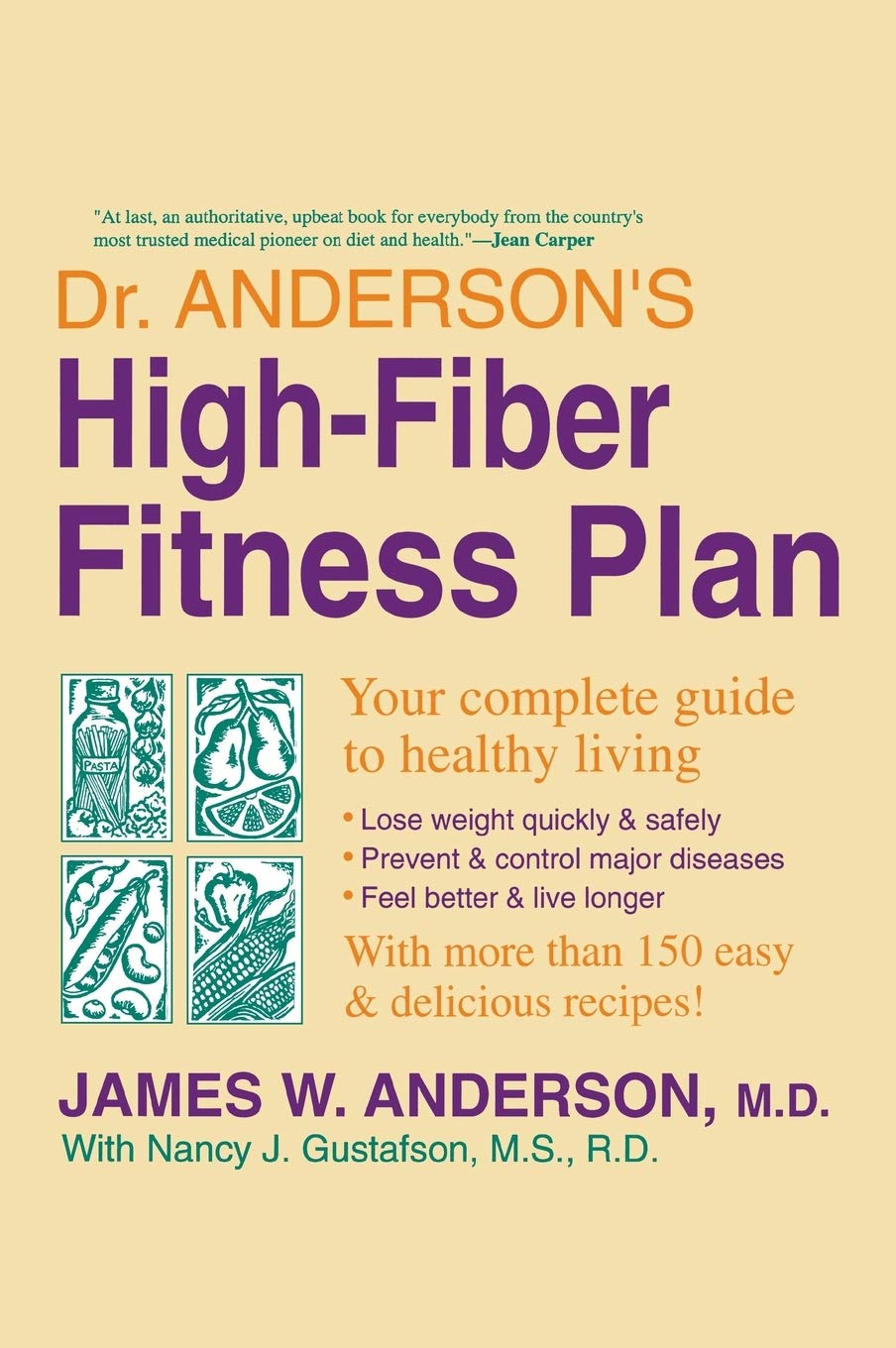 Dr. Anderson's High-Fiber Fitness Plan used book depot