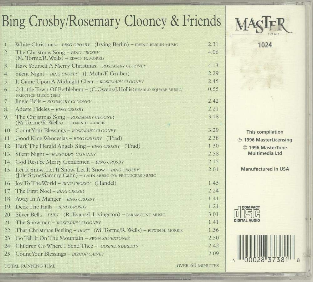 Bing Crosby / Rosemary Clooney & Friends used book depot
