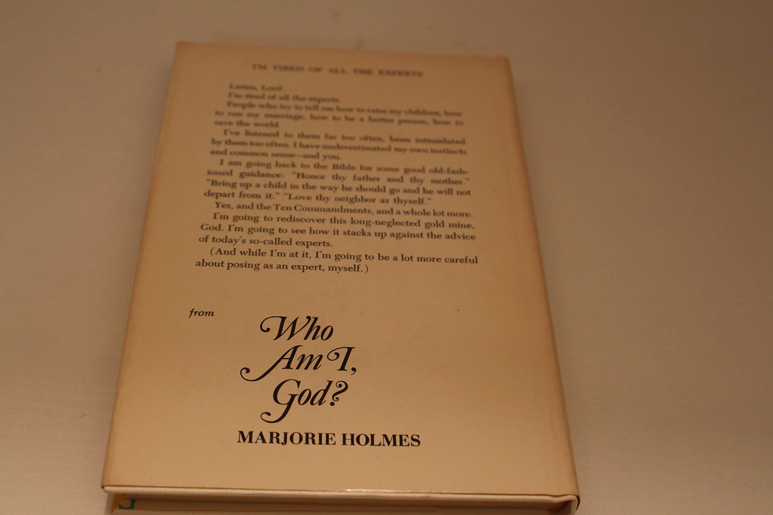 Who Am I, God? used book depot
