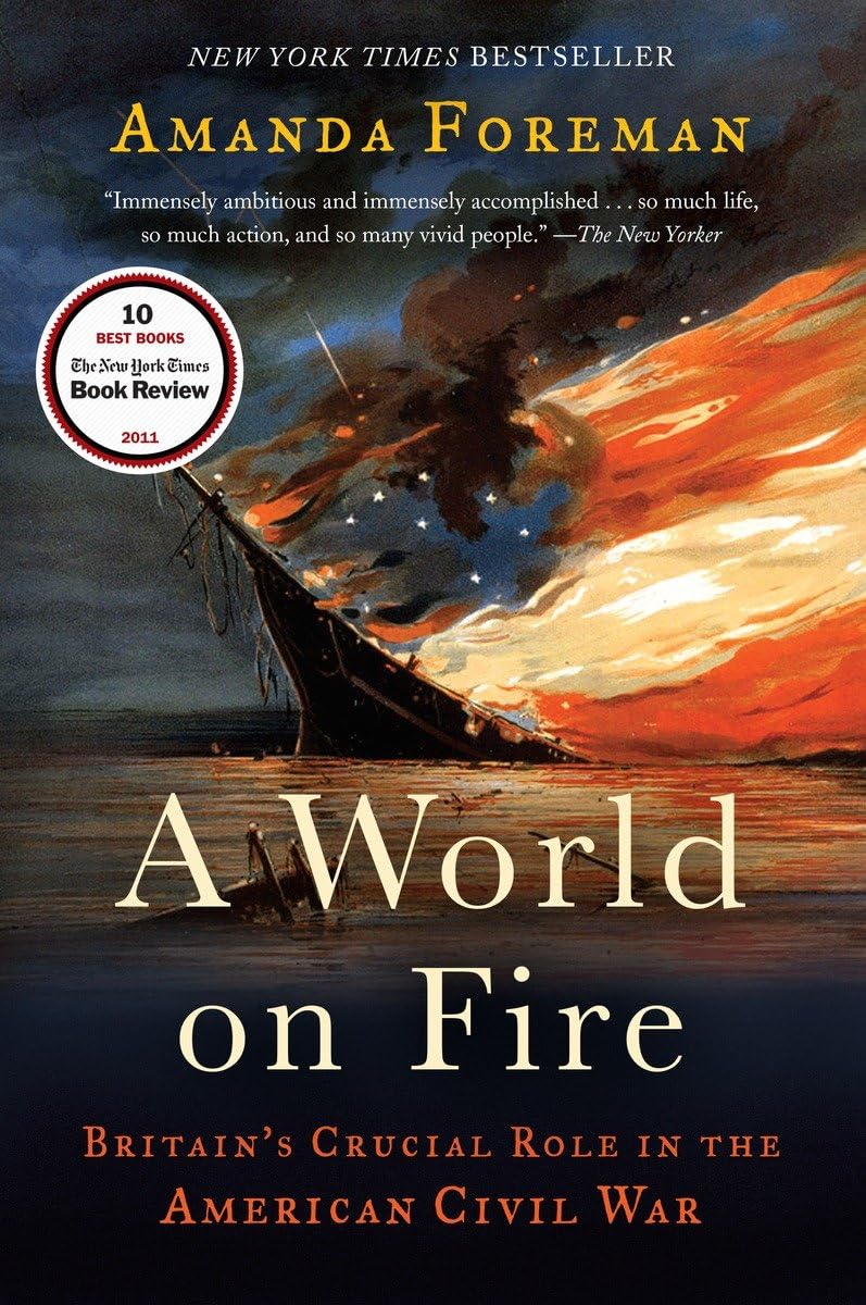 A World on Fire: Britain's Crucial Role in the American Civil War used book depot