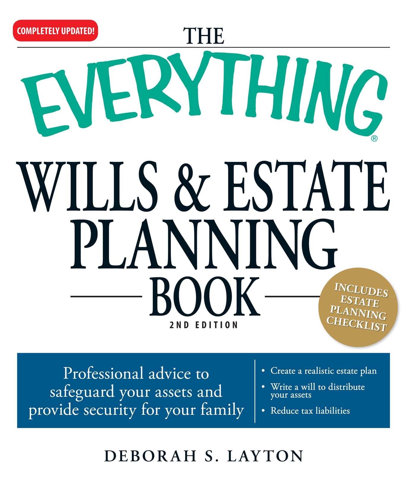 The Everything Wills & Estate Planning Book: Professional advice to safeguard your assests and provide security for your family used book depot